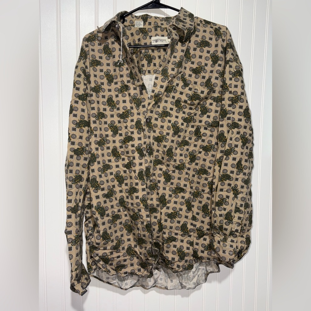 Vintage J.T. Beckett Paisley Top| Size Large